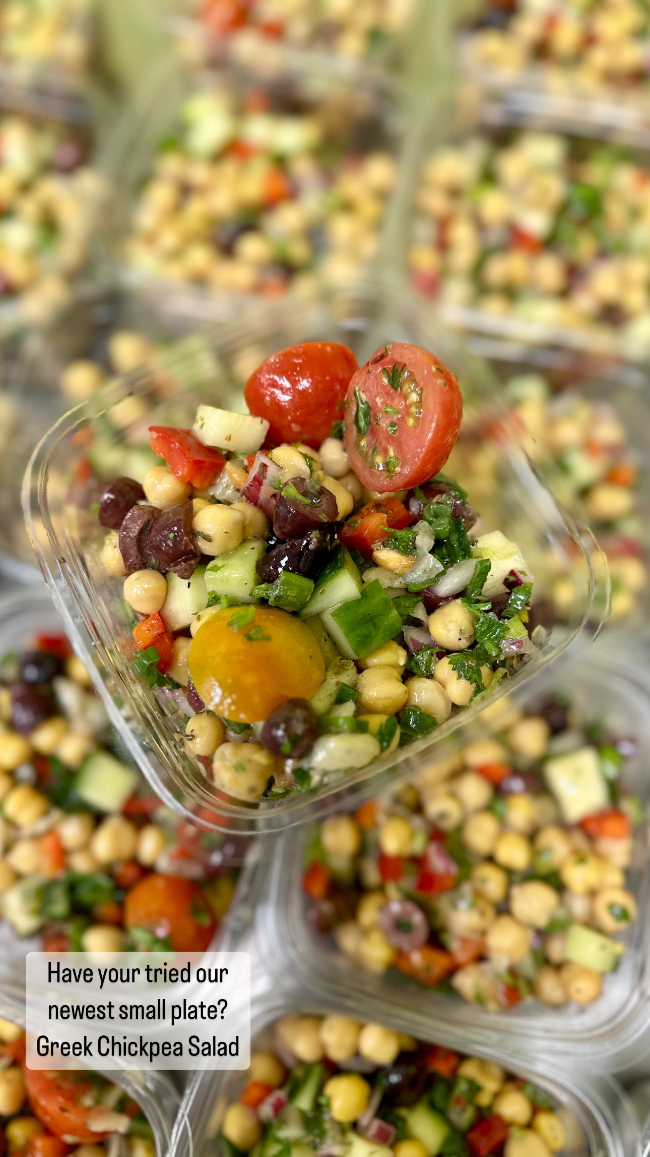 Greek Chickpea Salad (GF, DF & Vegan)