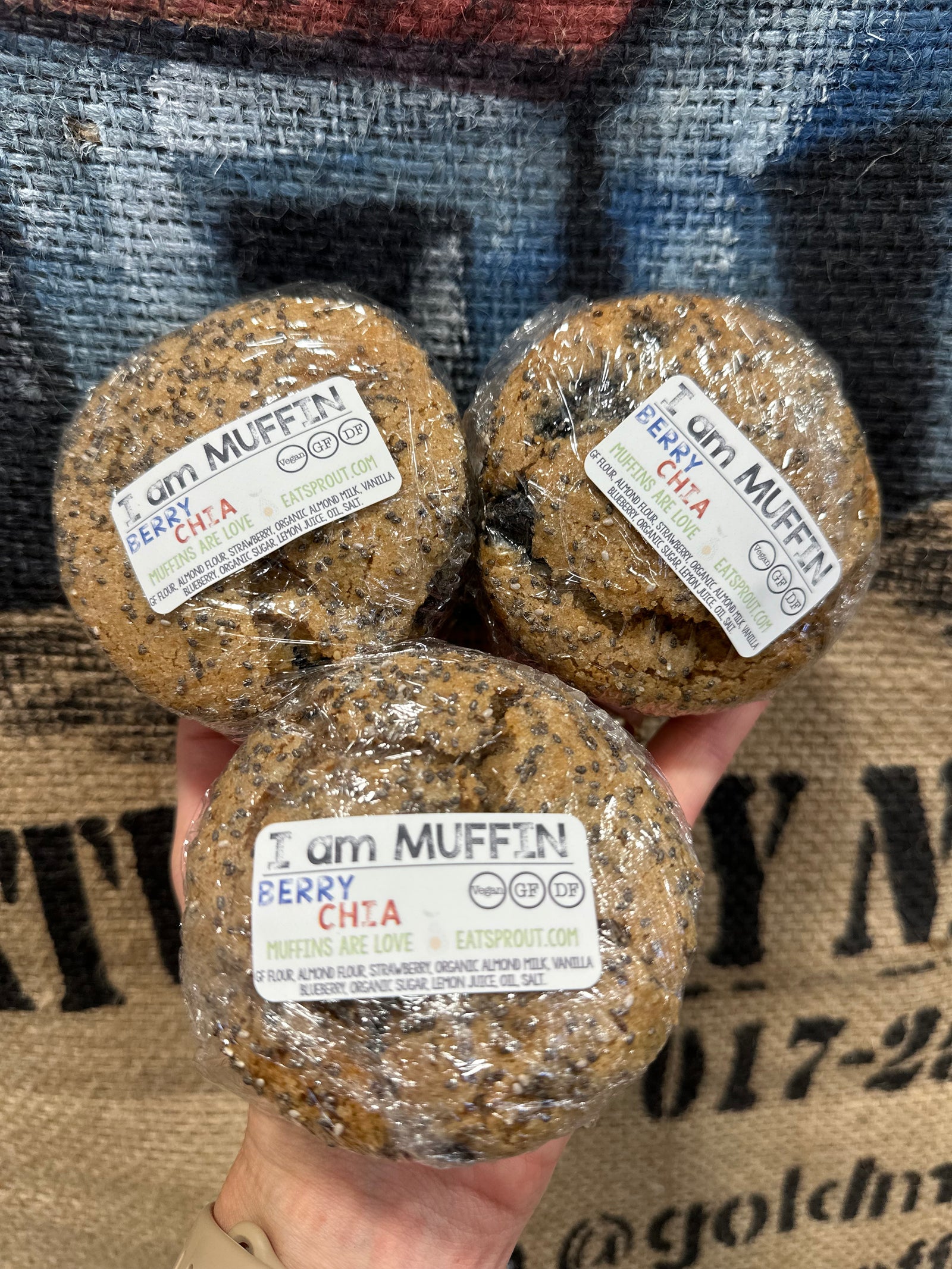 Muffin - Berry Chia (GF) (V)