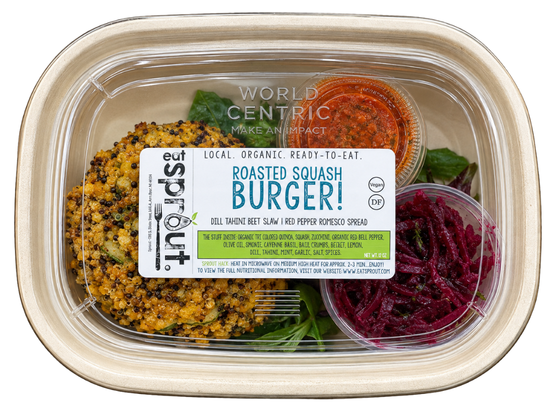 Vegan Squash Burger