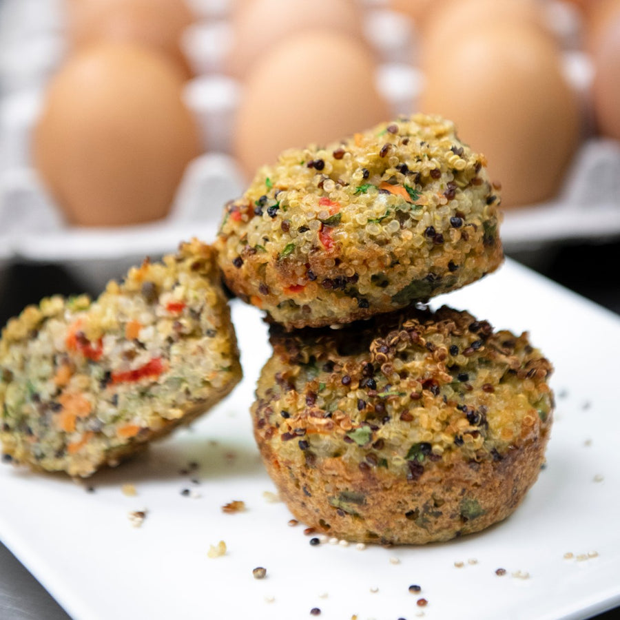 Egg | Quinoa | Vegetable Muffins (GF)