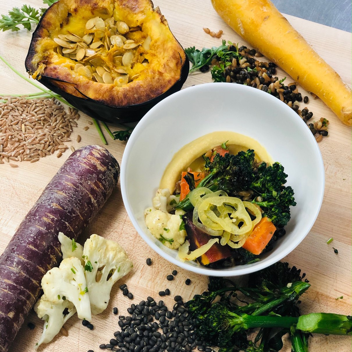 Rooty Grain Bowl (Vegan)