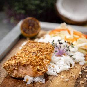 Peanut Crusted Salmon (GF & DF)