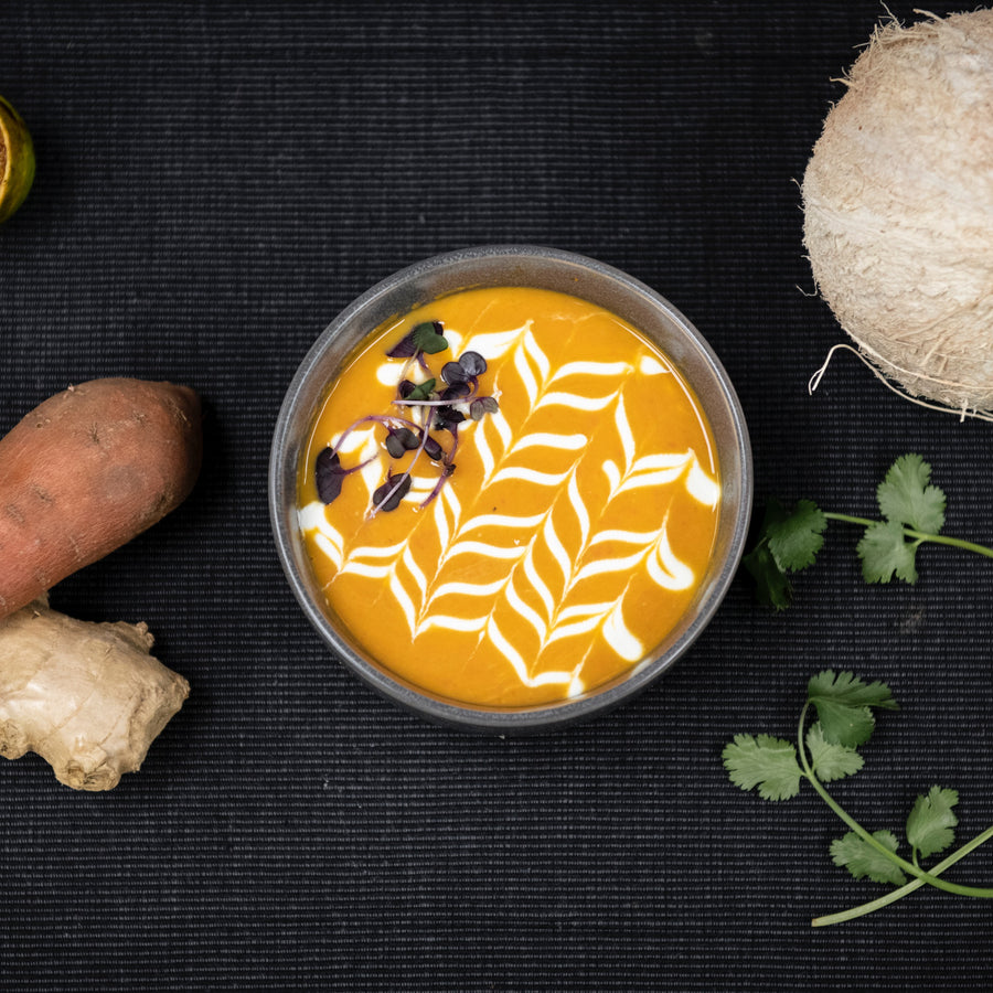 Sweet Potato | Carrot | Coconut | Ginger Soup (Vegan + GF)