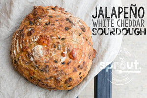 Jalapeno White Cheddar Sourdough