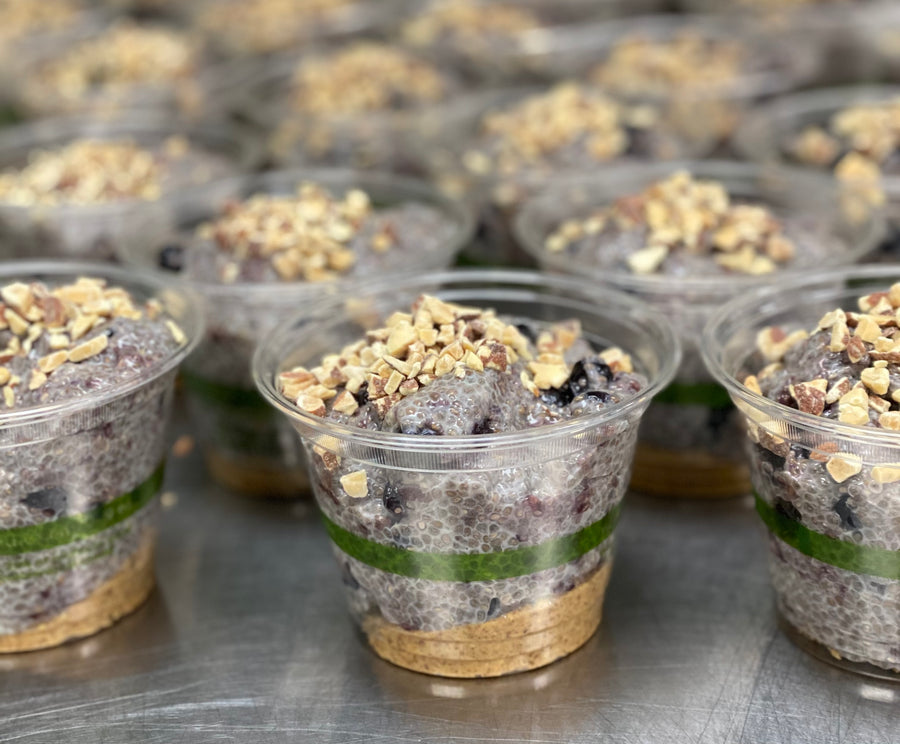 Chia Pudding - Blueberry & Almond - (GF + DF)