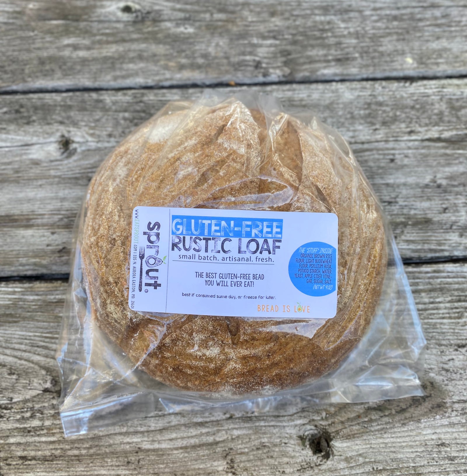 Gluten Free - Rustic Boule (V)